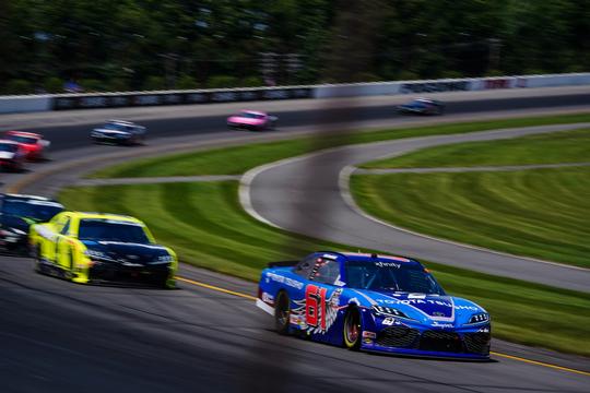 Hill Battles Brake Issues in NXS Appearance at Pocono